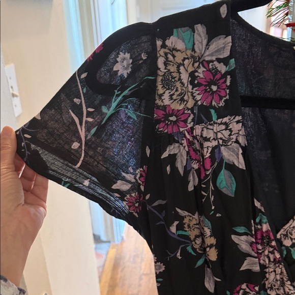 Patrons of Peace Black Floral Maxi Dress - Picture 3 of 8